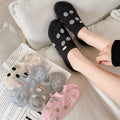 5pairs New Socks For Children, Summer Polka Dot Anti Slip Invisible Socks, Casual Shallow Mouth Boat Socks