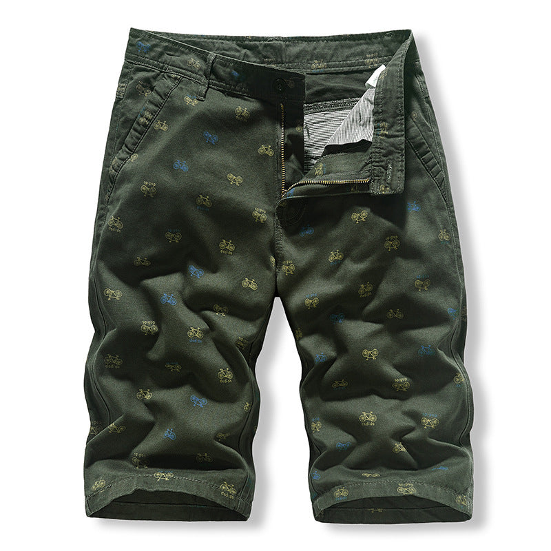 Men's Summer Casual Slim-Fit British-Style Cropped Trousers