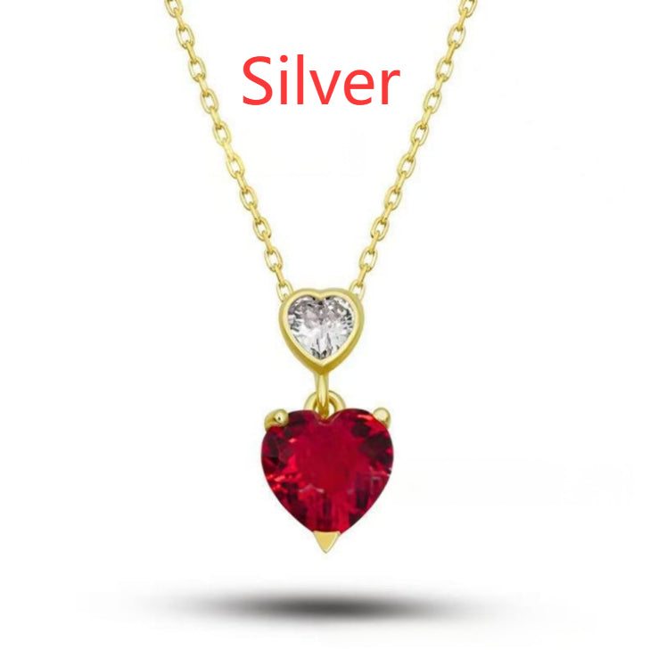 Clavicle Chain Gold-plated Diamond Lovers