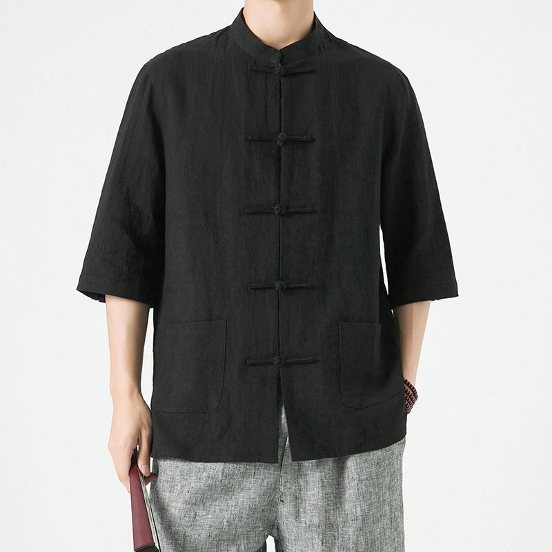 New Chinese Style Retro Tang Suit Chinese Style Shirt