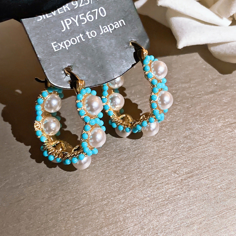 New Chinese-style Vintage Earrings Light Luxury And High-end For Women