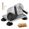 Manual Bread Slicer Cheese/Butter Cutting Machine with Adjustable Thickness from 0 - 6 Inches, Micro-Serrated Stainless Steel Blade, Commercial Aluminum Alloy Cheese Slicer for Kitchen