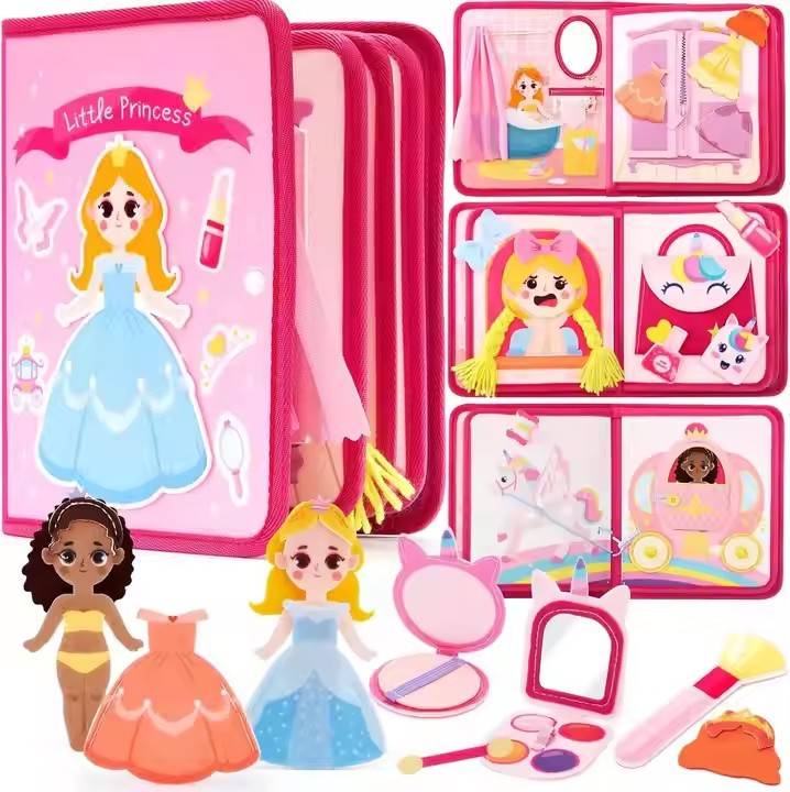 Early Education Cartoon Felt Cloth Book