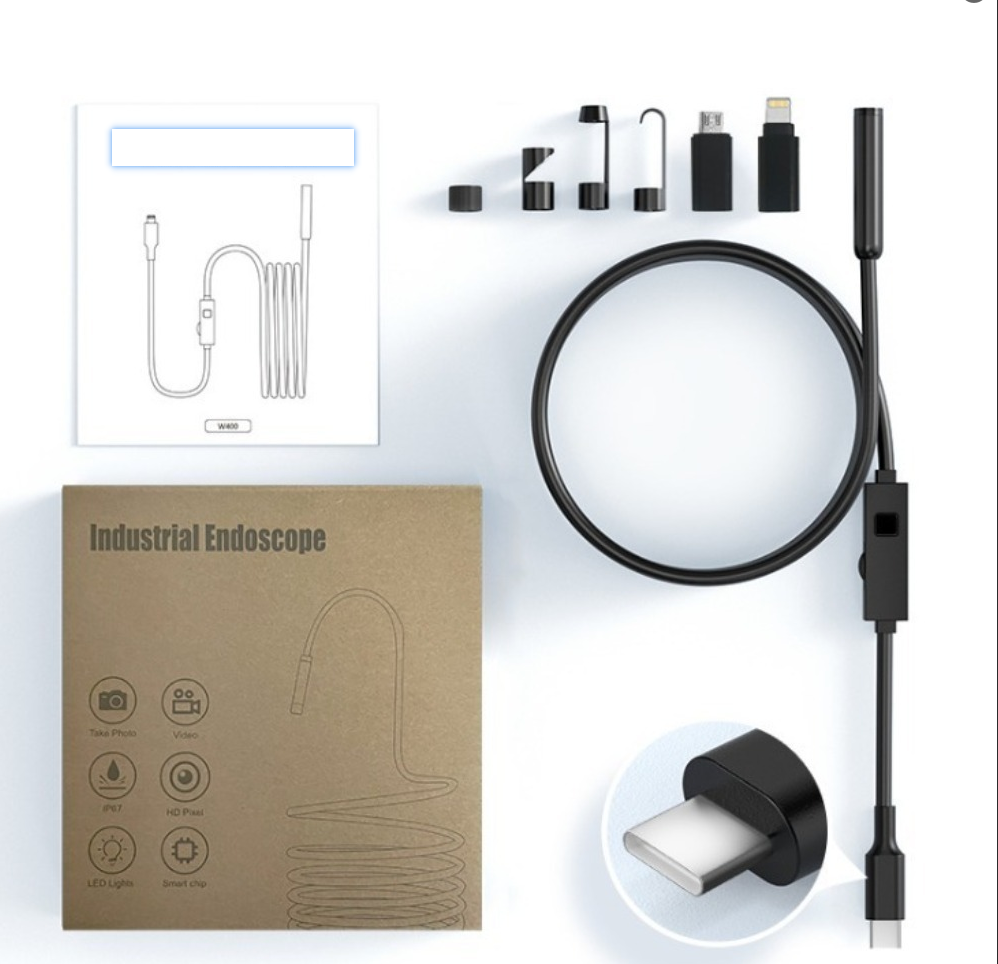 2 Million HD Pixel Industrial Endoscope