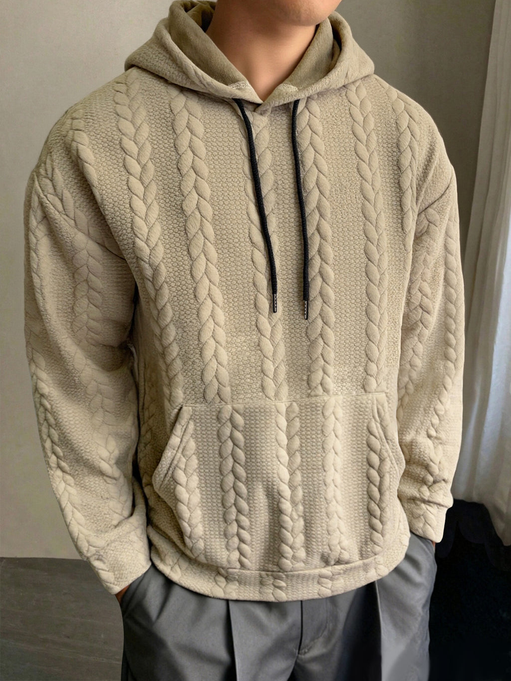 Men's Casual Fashionable Long-Sleeve All-Match Sweatshirt