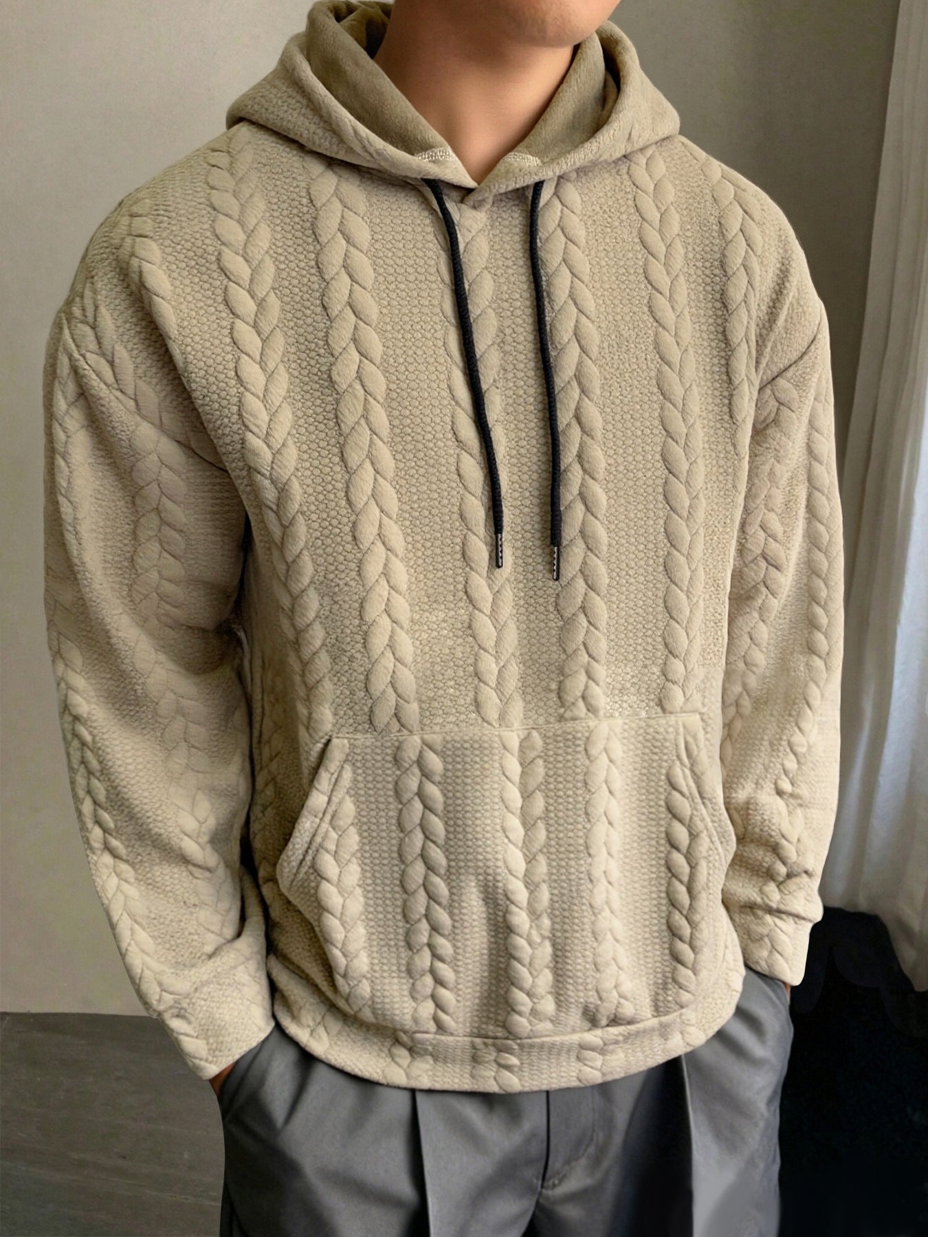 Men's Casual Fashionable Long-Sleeve All-Match Sweatshirt