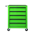 Rolling Metal Tool Chest With 5 Drawers, 20inch 5-Drawer Tool Chest Cabinet With Ball Bearing Drawer Slides, Steel Tool Storage Box Organizer -GREEN