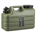 Dukou New Outdoor Pe Food-grade Plastic Water Bucket, 11-liter Military Green PE Water Bucket   Sticker