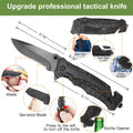 Emergency Survival Kit 30 In 1 Professional Survival Gear Equipment First Aid Supplies For SOS Tactical Hiking Hunting Camping