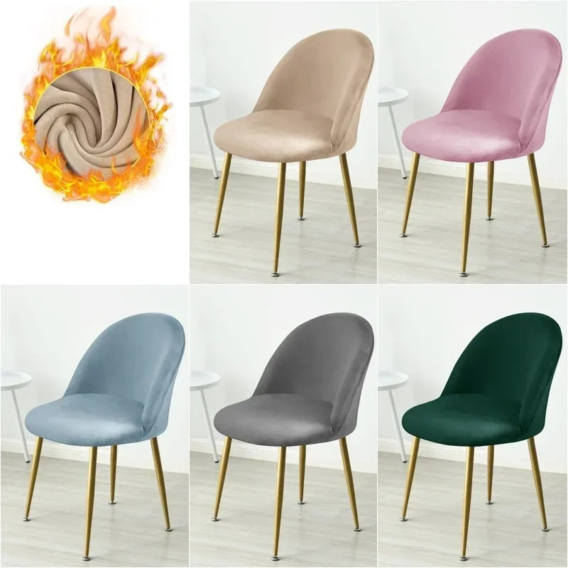 Ultra-Soft Silver Fox Fleece Duckbill Chair Cover