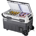 Portable Car Refrigerator, 12V Car Fridge, 40 L / 42.3 Qt Portable Dual-Zone Freezer