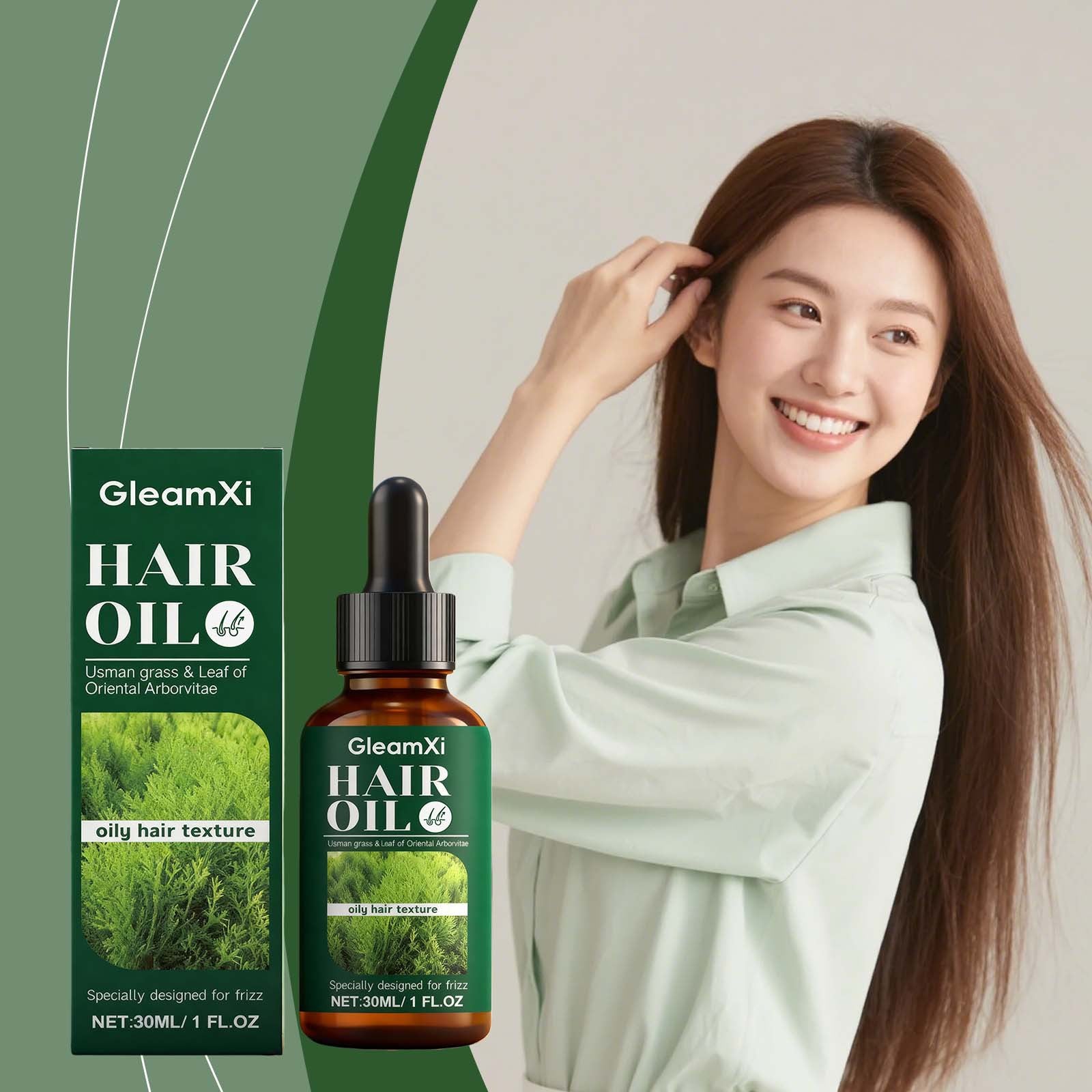 Usman Grass Juniper Leaf Hair Oil
