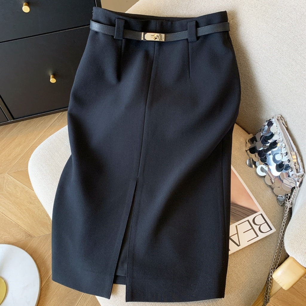 High-waisted Casual A-line Skirt For Women