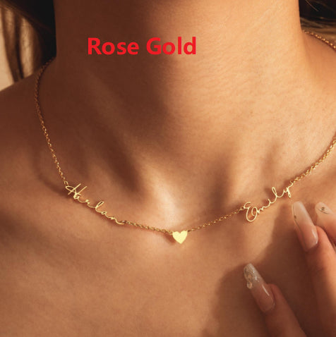 Custom-made Alloy Heart-shaped Fashion Necklace