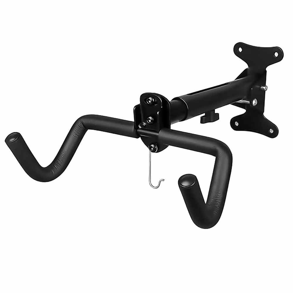 New Bike Wall Storage Hook, Vertical Foldable Bracket, Black, For Garage