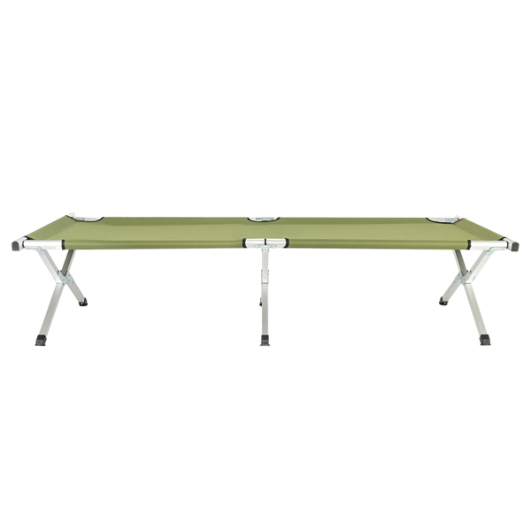 Portable Folding Camping Cot With Carrying Bag Army  Green