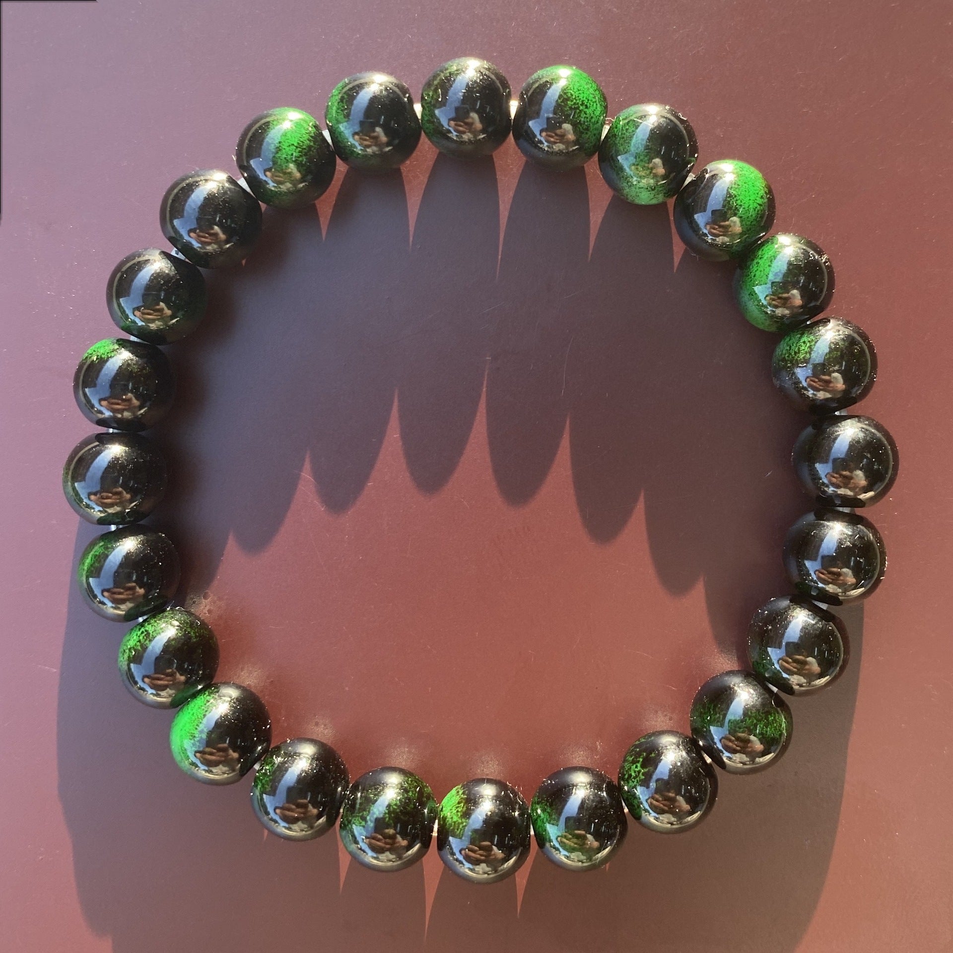Handmade Tigers Eye Beaded Bracelet