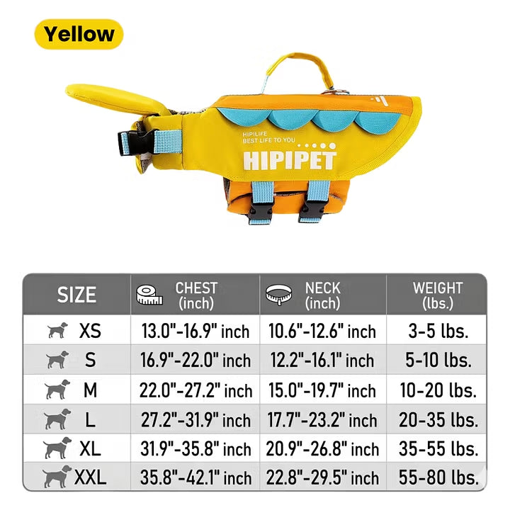 Summer High-Visibility Life Jacket With Bold Color Blocking For Outdoor Swimming