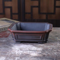 Purple Clay Flowerpot Desk Top Chinese Style
