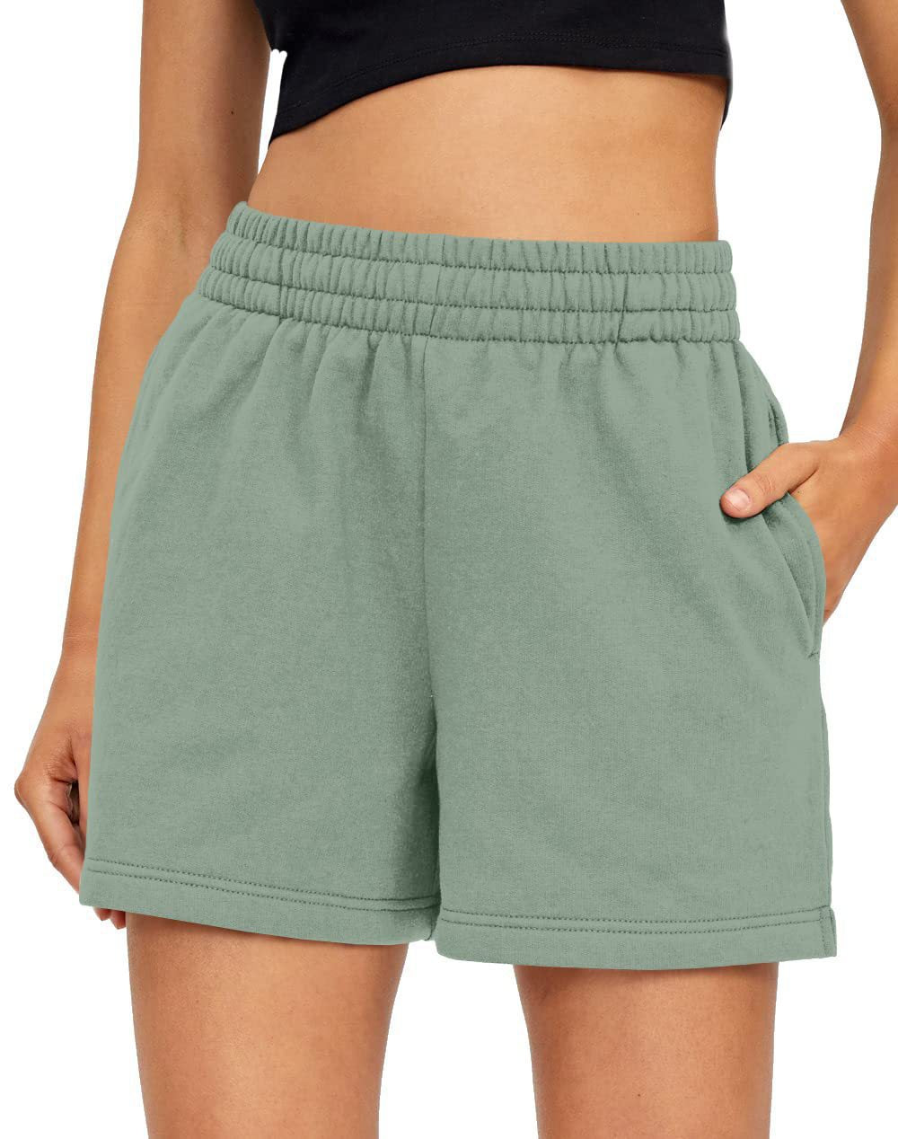 Womens Summer Casual Sports Comfortable Drawstring Shorts