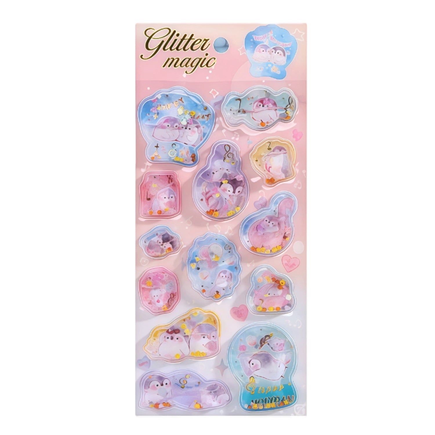 Cartoon Stereo Rocking Sticker