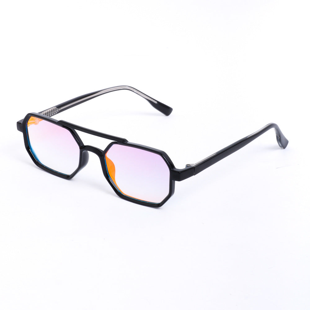 Fashionable European And American Double-bridge Sunglasses