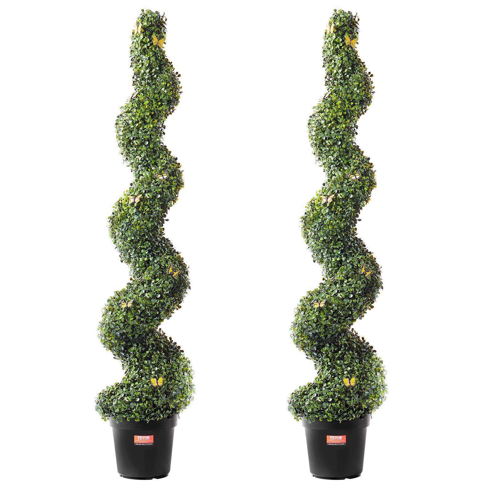 Artificial Boxwood Topiary 1524 cm Tall (2 Pieces) Spiral Topiary Trees