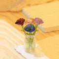 Handmade Glass Artificial Rose Decorative Ornament