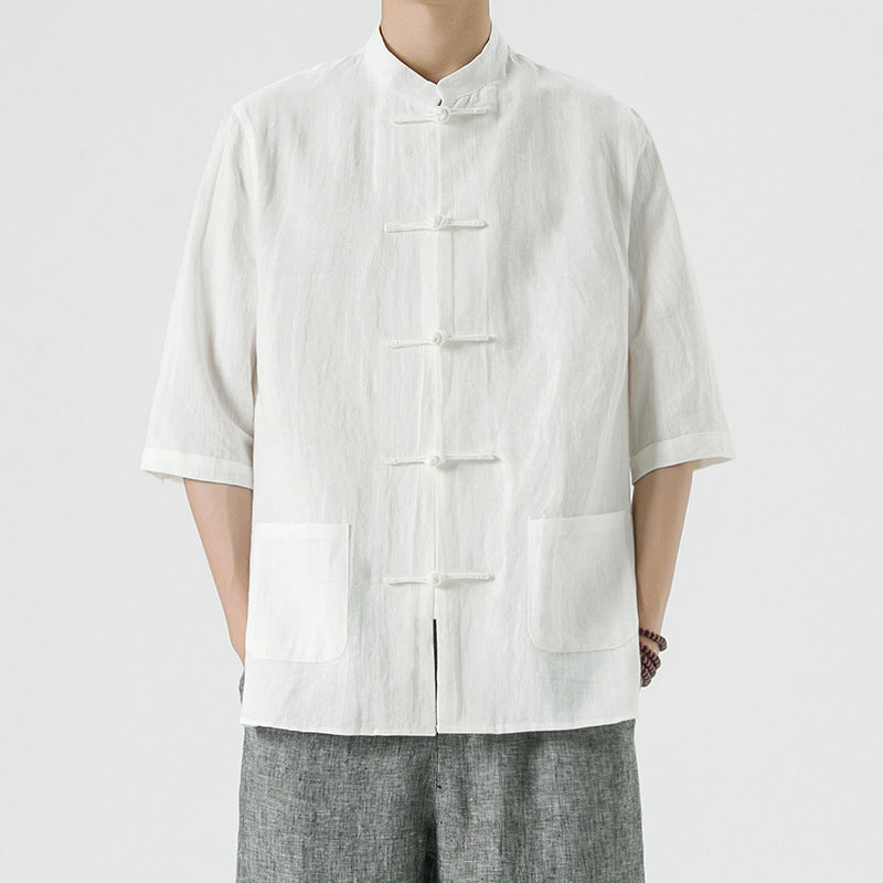 New Chinese Style Retro Tang Suit Chinese Style Shirt
