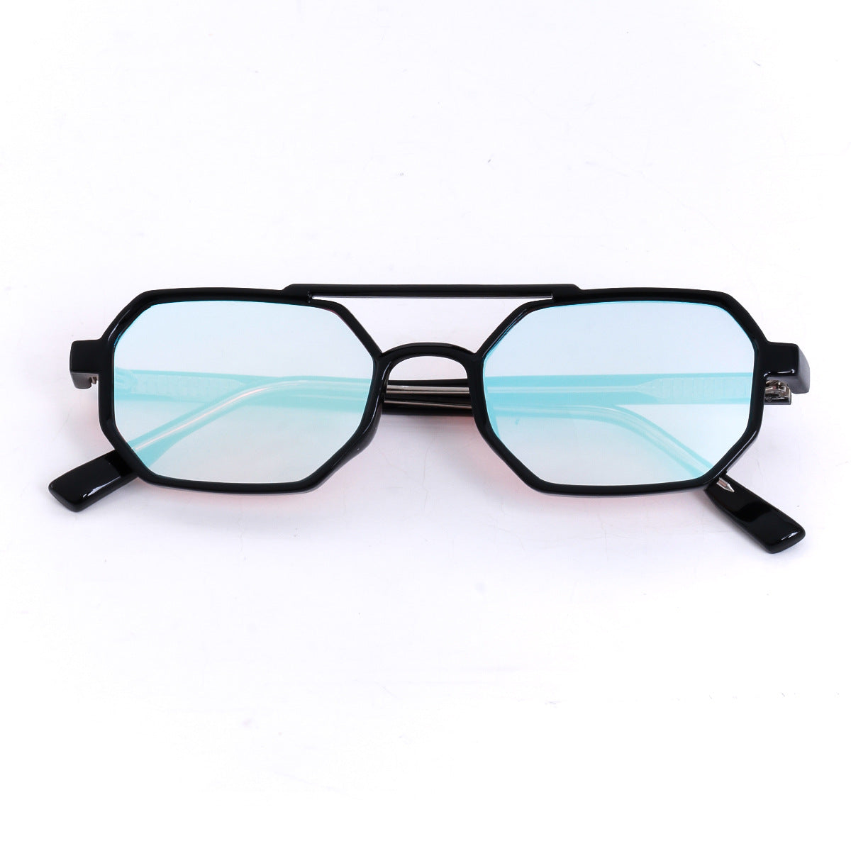 Fashionable European And American Double-bridge Sunglasses