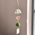 Summer Watermelon Wind Chime Pendant Keychain