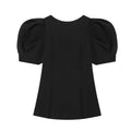 Womens Fashionable All-Match Elegant Puff-Sleeve T-Shirt