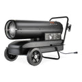 Kerosene/Diesel Forced Air Heater 100,000 BTU Torpedo Space Heater Portable with Thermostat Control 38-Liter Tank