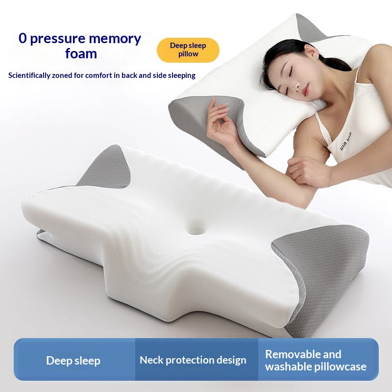 New Slow-rebound Zero-pressure Memory Foam Pillow