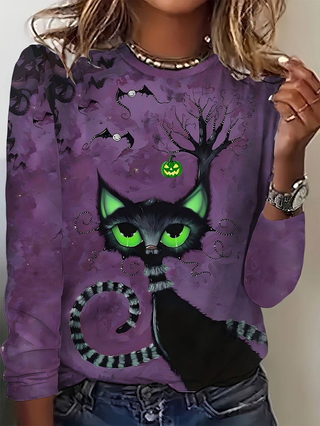 Women's Casual Loose Crewneck T-Shirt