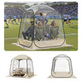 Transparentes Zelt, 160x160x182 Cm, Pop-up-Zelt Für 2–4 Personen, Sportzelt Mit Bodenmatte & Oberer Abdeckung, Outdoor-Bubble-Zelt, Campingunterstand Für Veranstaltungen, Angeln, Jubeln