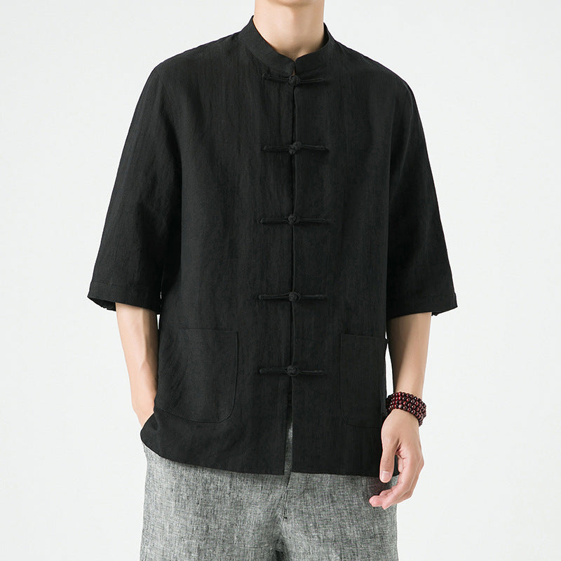 New Chinese Style Retro Tang Suit Chinese Style Shirt