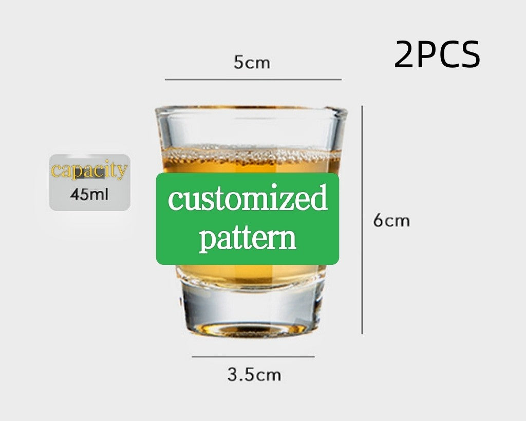 Custom V-shaped Shot Glass
