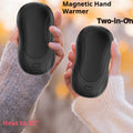 Magnetic Split-Design 2-in-1 Portable Hand Warmer With Adjustable Temperature