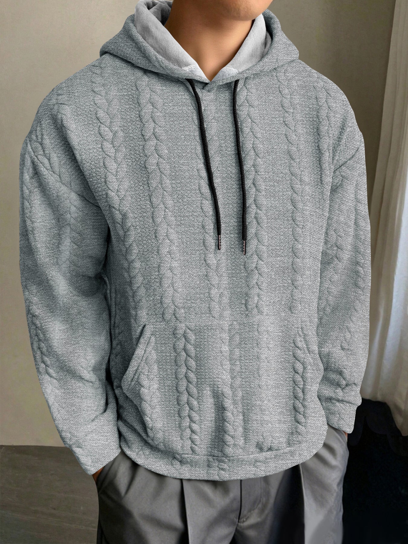 Men's Casual Fashionable Long-Sleeve All-Match Sweatshirt