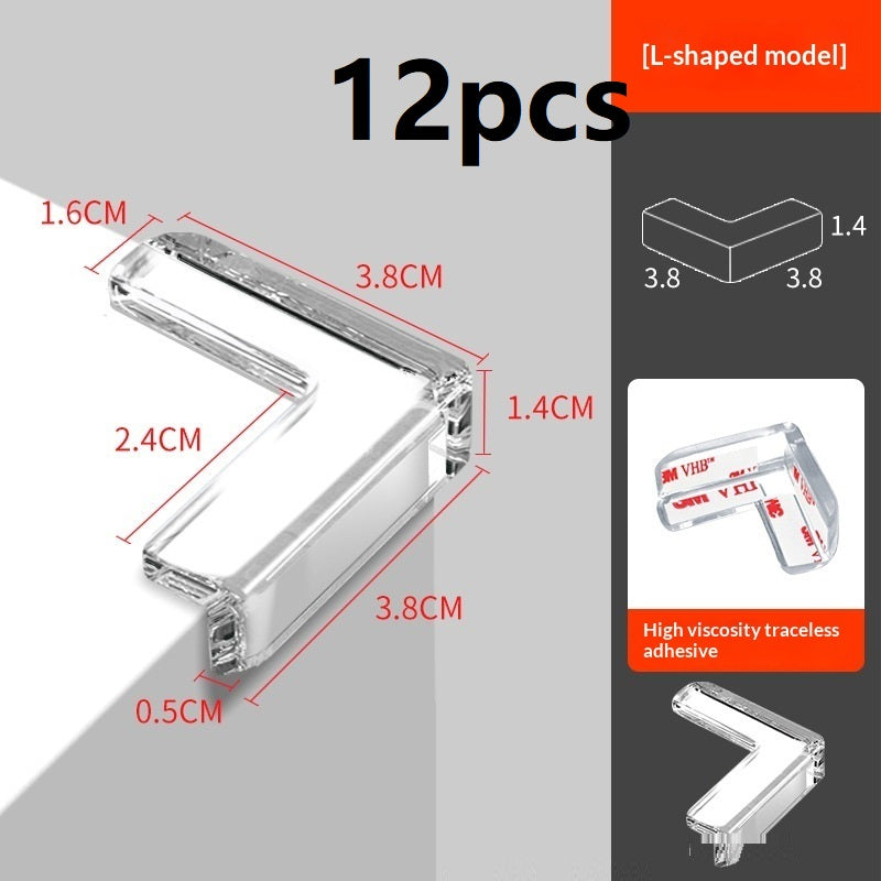 U-shaped Corner Guards For Tempered Glass Coffee Tables
