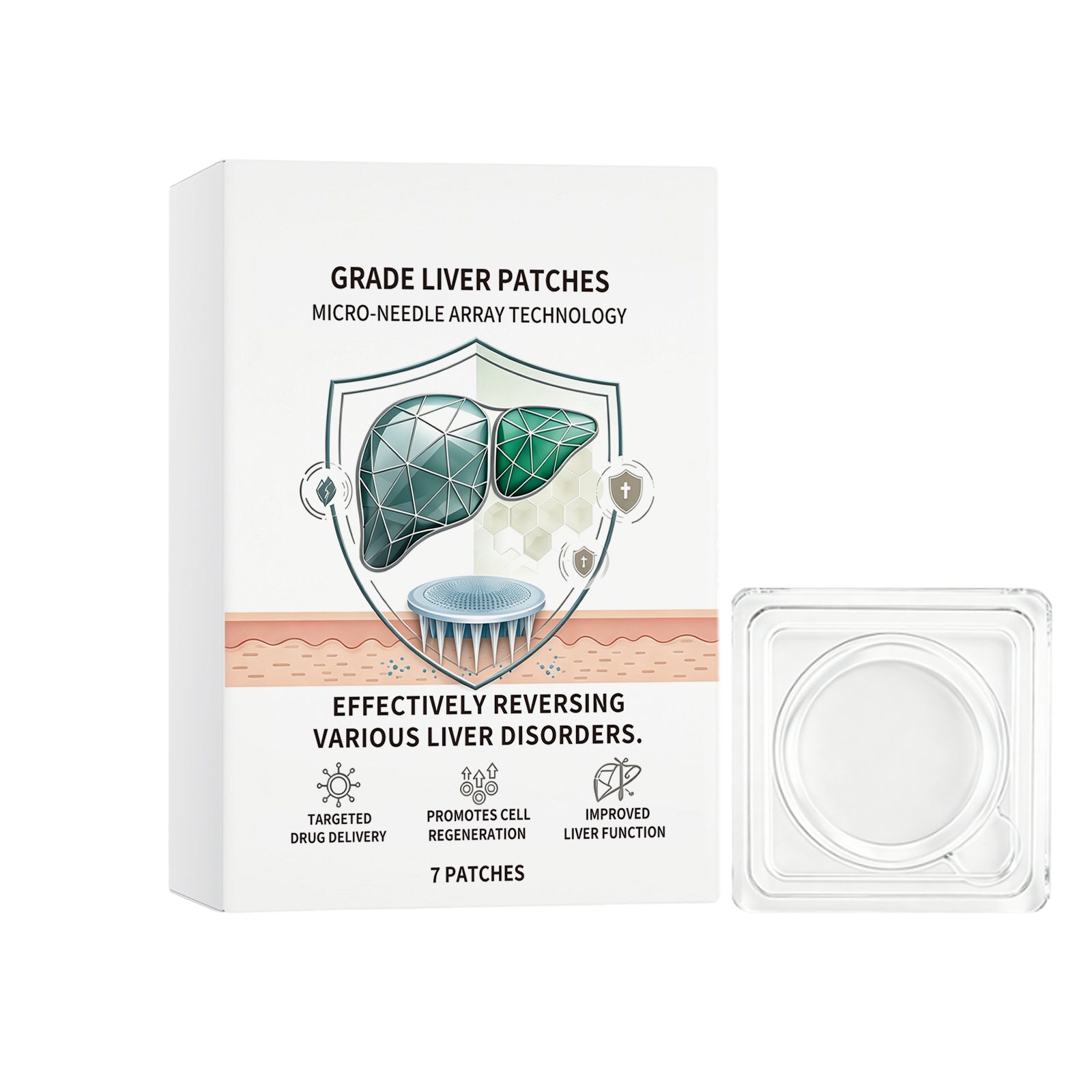 Health Support Auxiliary Microneedle Patch