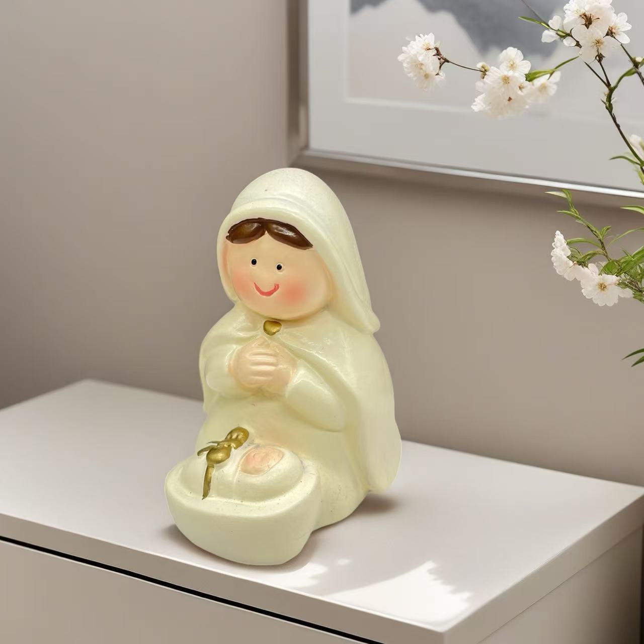 Mothers Day Resin Craft Ornament For Parent-Child Scenes