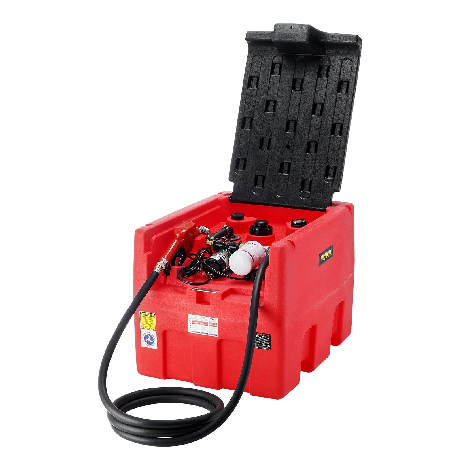 Portable Diesel and Gasoline Tank, 48 Gallon, 106 GPM Flow Rate