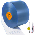 Strip Curtain 164' Length X 8" Width X 0.08" Thick Clear Smooth PVC Strip Curtain Door Bulk Roll