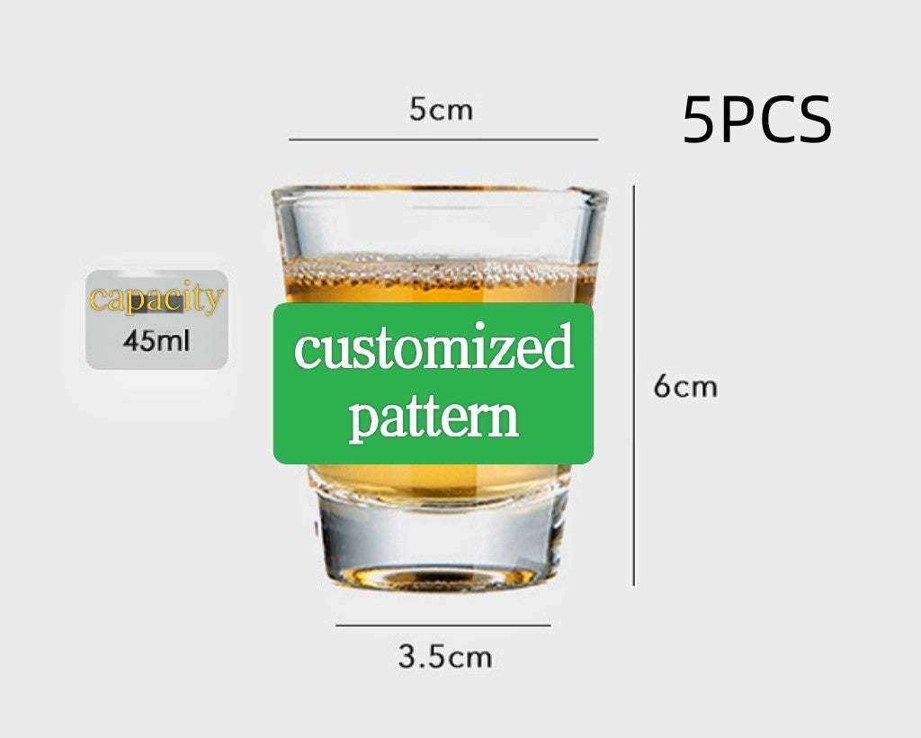 Custom V-shaped Shot Glass