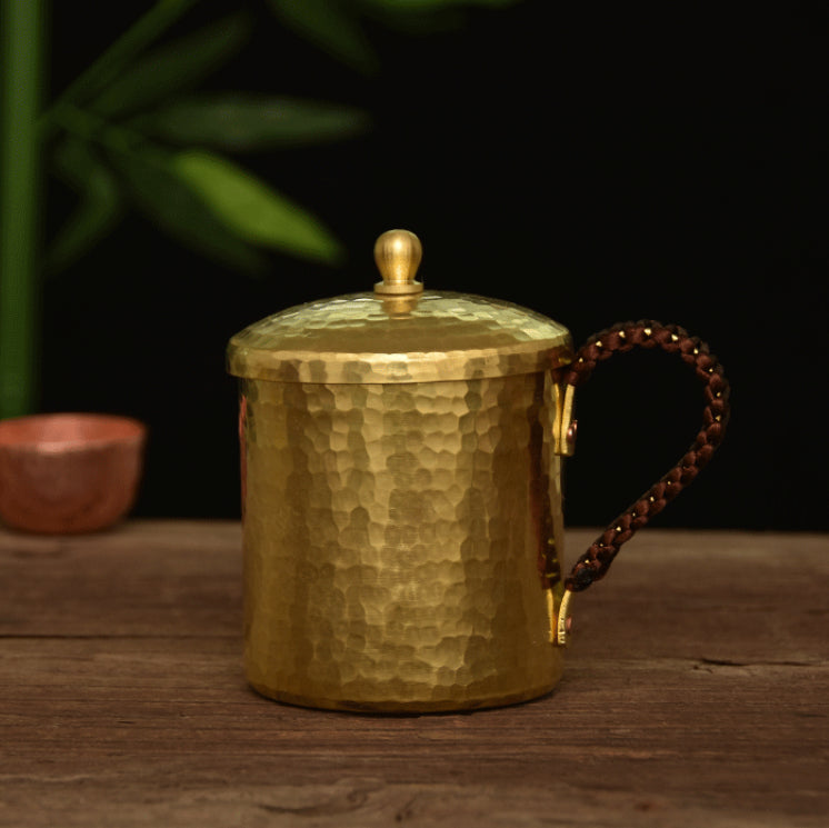 Thickened Purely Handmade Copper Water Cup