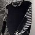 Mens Shirt-collar Knit Sweater For Spring And Autumn