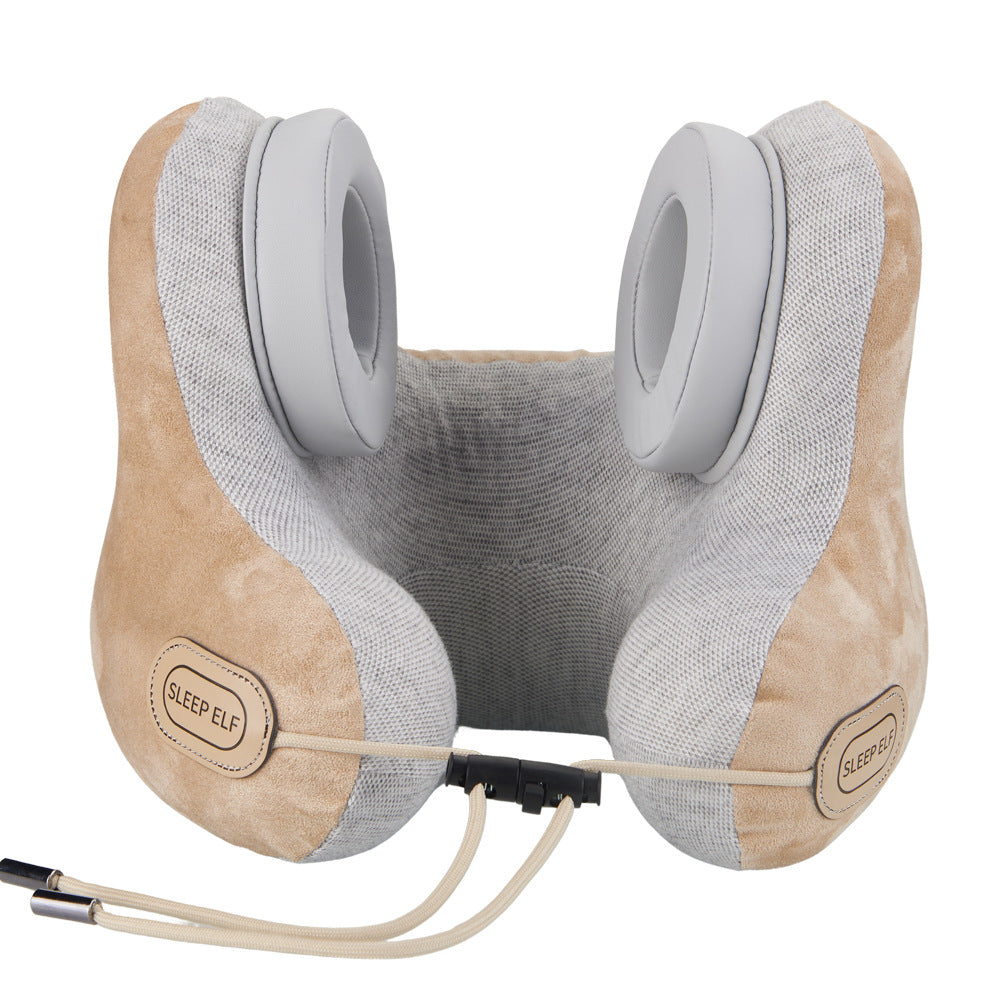 Music Massage Pillow Sleep Bluetooth U-shaped
