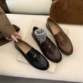 Womens Dress Shoes With A Round Toe Soft Sole And A Chic Comfortable Loafer Design
